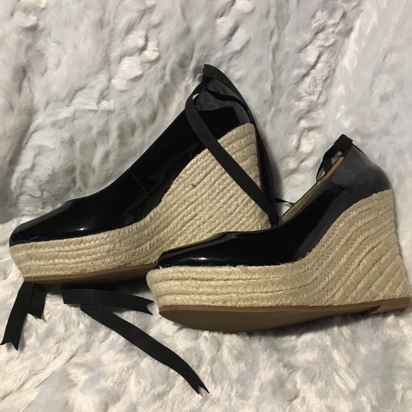 JESSICA SIMPSON JANEY WEDGE JUTE ESPADRILLES SZ 8M - Picture 5 of 7